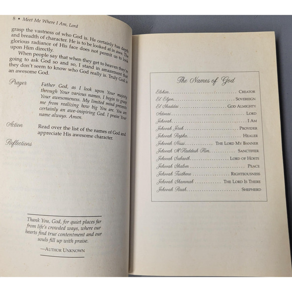 Meet Me Where I Am Emilie Barnes Devotions For Women Christian Book Softcover - Picture 4 of 16